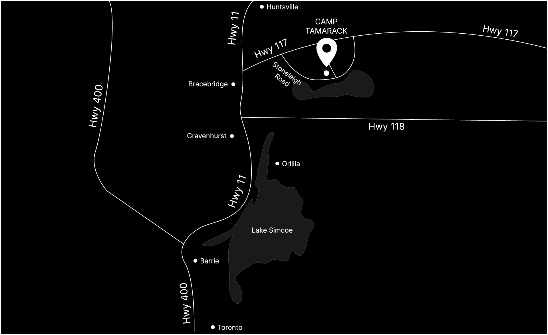 Tamarack Map